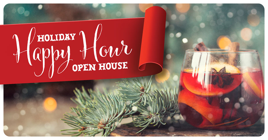 Holiday Happy Hour Open House graphic